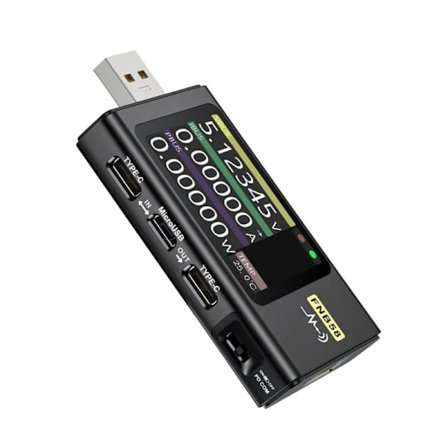 Multifunksjon USB Tester FNB58 Monitor Spenning & Strøm Hurtiglademåler