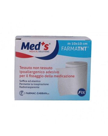 Meds Fix Cerotto TNT Ipoallergenico Adesivo 10mtx10cm Sicuro