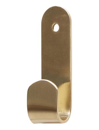 Piccolo Hook Home Storage Hooks & Knobs Guld Hübsch