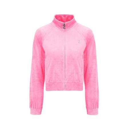 Juicy Couture, Tanya Track Top Roze, Dames, Maat:XS