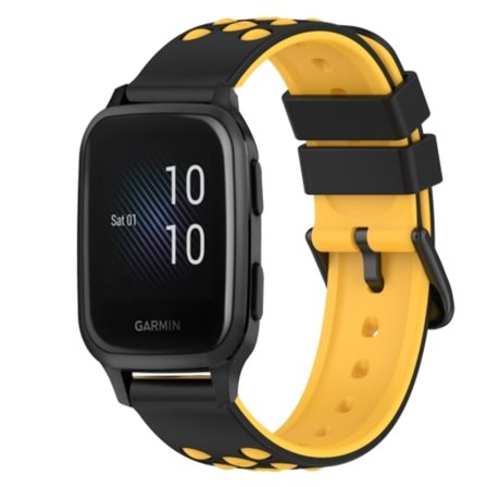 För Garmin Venu SQ 20mm tvåfärgad watch