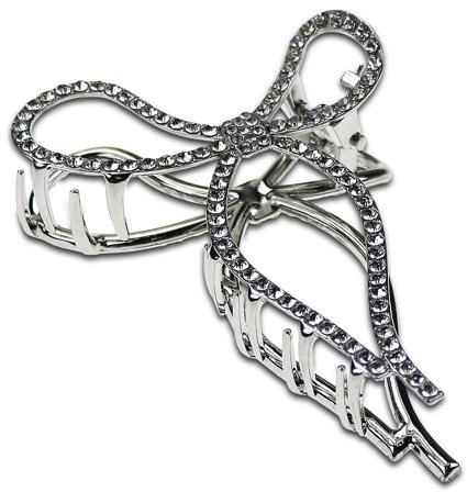 Senze Hårklemme I Metal Rhodium, Hår, Hårpynt, Hårklemmer