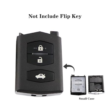 Kauko-ohjattava auton avaimen kuori Mazda 2 3 5 6 CX5 CX7 CX9 RX8 M6 MX5 2005/6/7/8/9/10/11 avaimen pää kääntö leikkaamaton terä