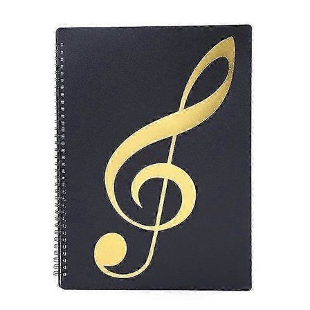 Nodehæfte, 60 sider, Nodehæfte/holder, (Sort)