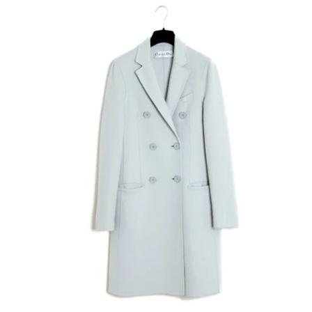 Dior Vintage Pre-owned Cashmere overtj Blå, unisex Vintage Frakker