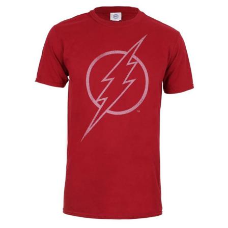 The Flash Herr Logotyp T-shirt L Cardinal Red