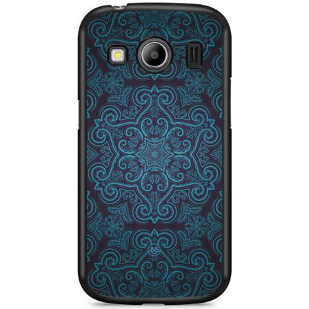 Bjornberry Skal Samsung Galaxy Ace 4 - Blå Retromönster