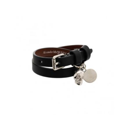 Alexander McQueen Bracelet Sort, Dame Armbånd, Størrelse: ONE Size
