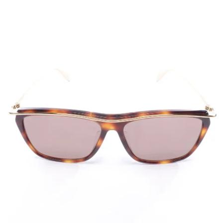 Alexander McQueen Pre-owned, Pre-owned Plastic sunglasses Bruin, Dames, Maat:ONE Size