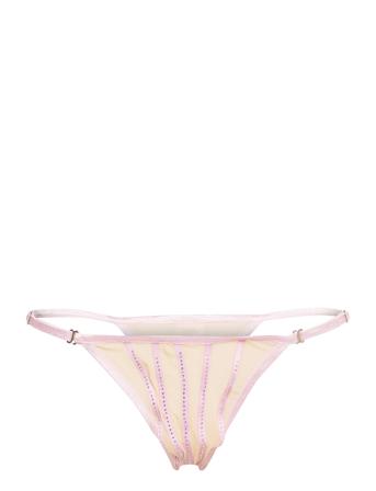 Crystal Thong Stringit Alusvaatteet Vaaleanpunainen OW Collection