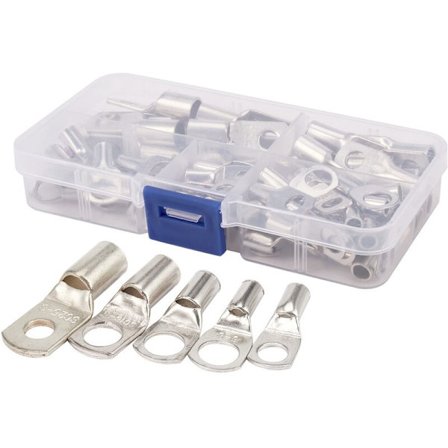 Bolt Hole Fortinnet Kobber Kabel Lug Batteri Terminaler Kontaktsett