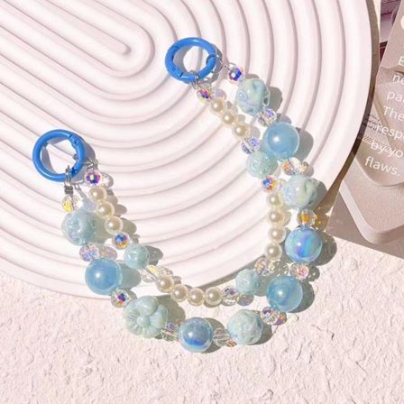 Beaded Nyckelring Telefonkedja 03 03