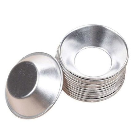 20 kpl Anodisoitu alumiini munatorttuvuoka Cupcake-muffinssivuoka Kakkuvuoka Vanukasmuotti Leivontatyökalut