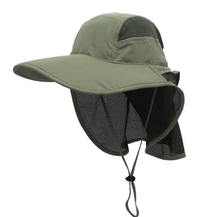 Solhat, herre og damer Upf 50+ udendørs Uv sommerhat med nakkebeskytter vandreture fiskeri hat strand foldbar safari busk hatte mesh hat
