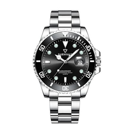 Mark Fairwhale Premium Vattentät Lysande Datumvisning Klocka Mode Quartz Armbandsur Lyxiga Herrklockor