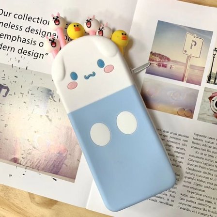 Anime My Melody Cinnamoroll Rektangulær Pennal Pom Pom Purin Pennal Lommebok