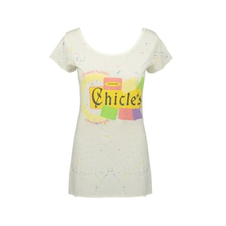 Junk Food Womens/Ladies Paint Chiclets T-Shirt L Vit