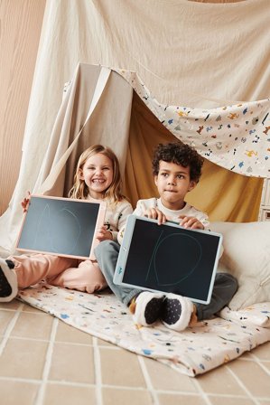 LIEWOOD Zora Magic Drawing Board 35 cm CrocoDove/Dove blue, Børn & Forældre, Motorik & Bevægelse, Øvrigt