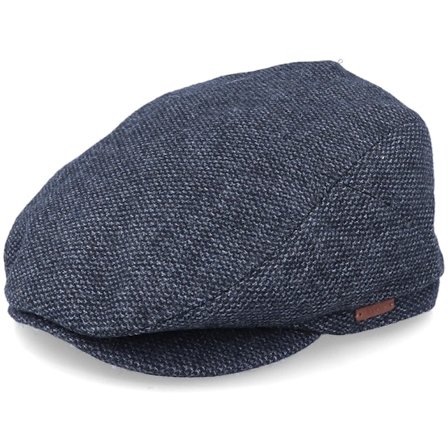 Barts - Schwarz Flatcap Cap - Oslo Black Flat Cap @ Hatstore