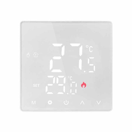 Smart Termostat - Zigbee vægmonteret kedeltemperaturregulator