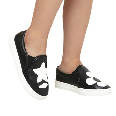 Flickor Rund Toe Flats Låga Casual Sneakers