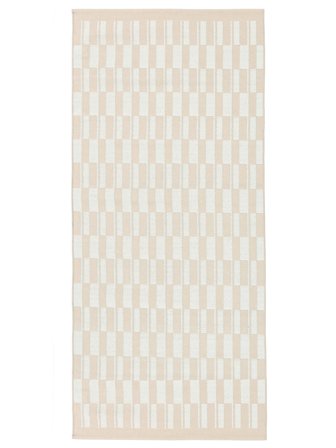 Binnen-/Buitenkleed Wasbaar Klein Pino Vloerkleed - Beige/Wit 80X200 In Moderne Stijl