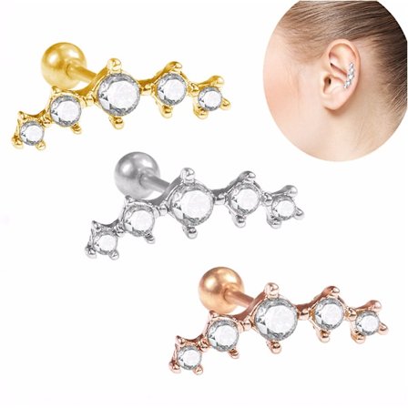 Tragus Piercing Øresmykke Perle 1 stk