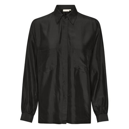 Karen by Simonsen Irenekb Shirt Sort, Dame Bluser
