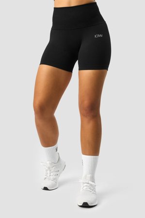 ICANIWILL - Define Seamless Pocket Shorts Wmn Black- Sport kurze hose - Damen - ICIW