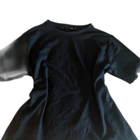 Svart ribbad t-shirt från 157 XS