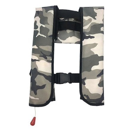 JH-CQJSY-01 Manuel Version Bærbar Oppustelig Redningsvest Voksen 300D Nylon 150N Høj Opdrift VestB