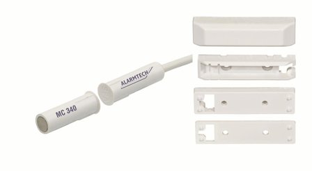 Alarmtech MC 340-S3 Magneettikytkimet NC-toiminnolla Kaapeli 2 m, Hälyttimet & turvallisuus