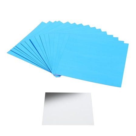 Spejl Vægklistermærke DIY Firkantet Selvklæbende Dekaler til Hjem Badeværelse Soveværelse Sølv