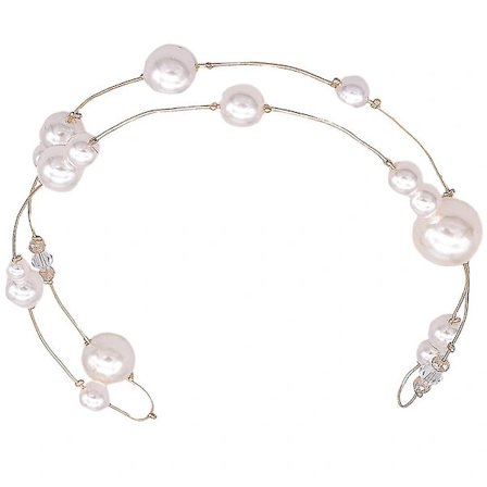 (Pow yeah!) 1. Hårbånd med falske perler, kreativt, stilfuldt og elegant