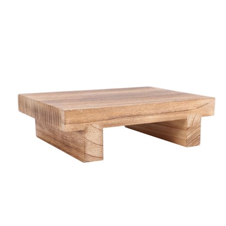 Kannettava puinen liukumaton puinen jakkara, jossa on puinen jakkara sängyn viereen ja keittiöön