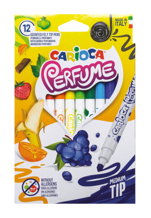 Carioca Fiberpennor med dorft 12 st Skapa & pyssla Unisex ONESIZE