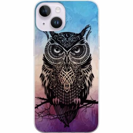Apple Iphone 14 Genomskinligt Skal Owl