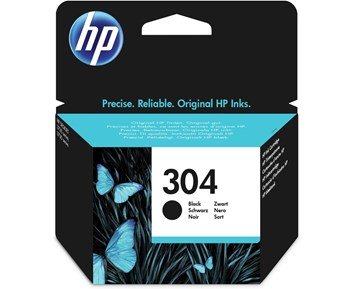 HP-304 Black-HP 304 svart blekkpatron-Printing ink, toner & paper-Blekkpatroner