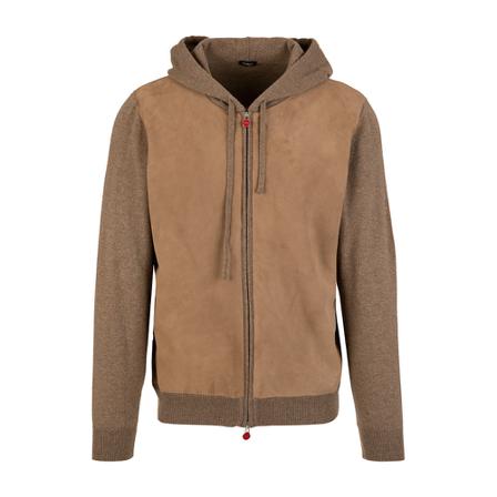 Kiton - Tröjor - Brun - Herr - Storlek: L, Herr, Storlek: L