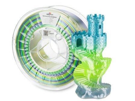 SPECTRUM Filament Spectrum · PLA SILK Rainbow · FROST GLOSS · 1.75mm · 1kg