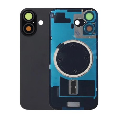 Baksida Glas med smådelar för iPhone 17 - Svart