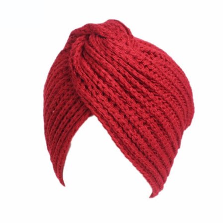 Strikket lue turban perfekt for vinter høsttrend 2022