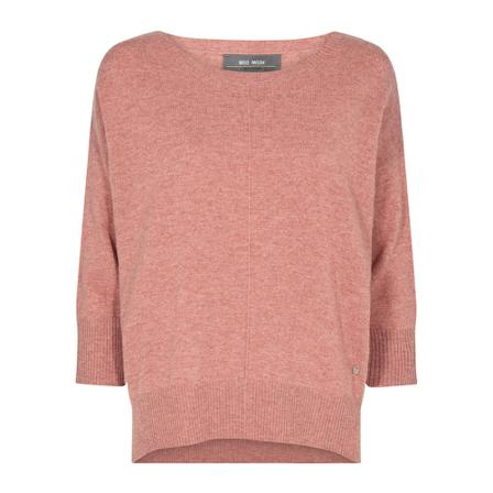 MOS Mosh Round-Neck Knitwear , Rood , Dames , Maat: XS Truis