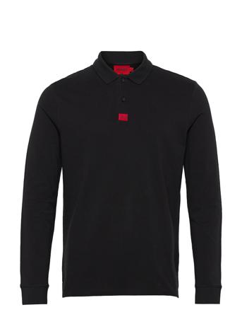 Deresolo Polos Long-sleeved Svart HUGO