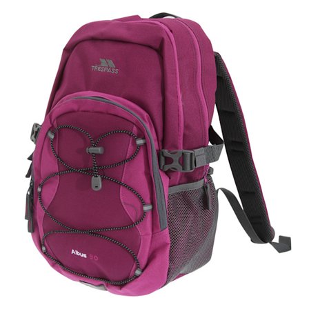 Trespass Albus 30 Liters Casual Ryggsäck/Backpack Storlek One Grape