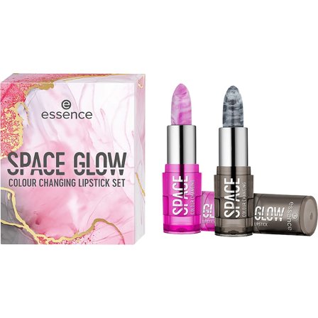 Essence Space Glow Colour Changing Lipstick Set, Makeup, Læber, Læbestift