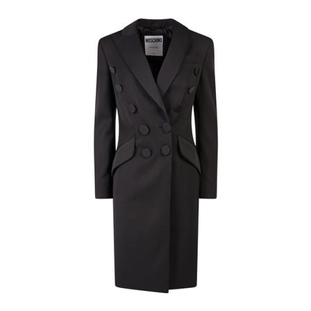 Moschino, Jacket J06175517 Czarny, Kobieta, Rozmiar: S
