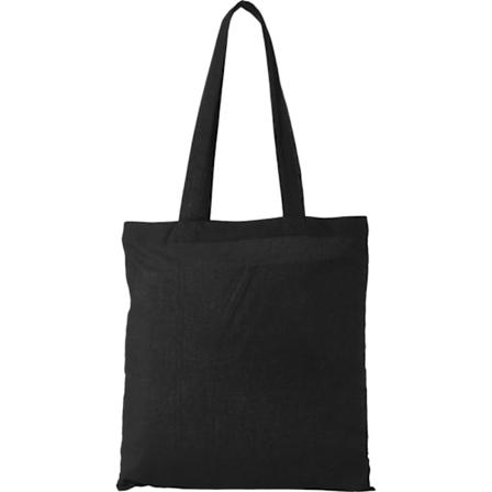 Bullet Peru Bomull Tote 38 x 42 cm Solid Black Solid Black 38 x 42 cm