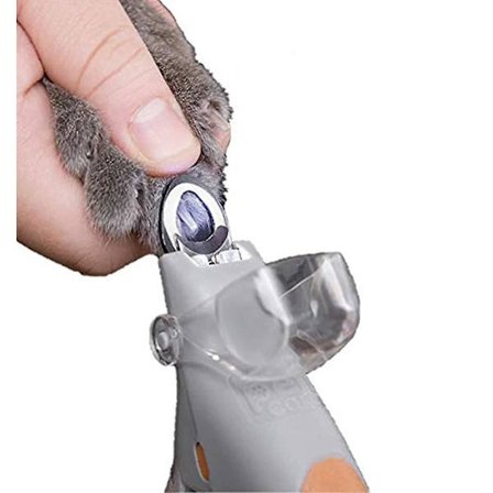 2024 Nye Led Lys Anti-blod Position Manicure Forsyninger Kat Hund Negleklippere Hurtig