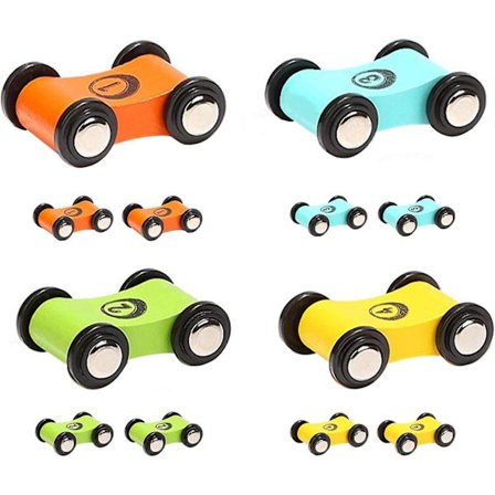 Puinen autorata Lelurata Taapero Lelusetti Vara-autot 12 kpl